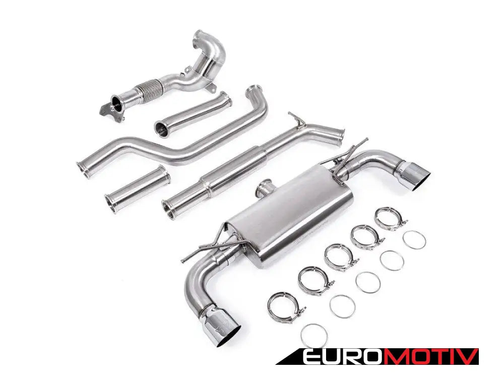 Unitronic Mk7/Mk7.5 Gti Turbo-Back Exhaust System - Chrome Tips