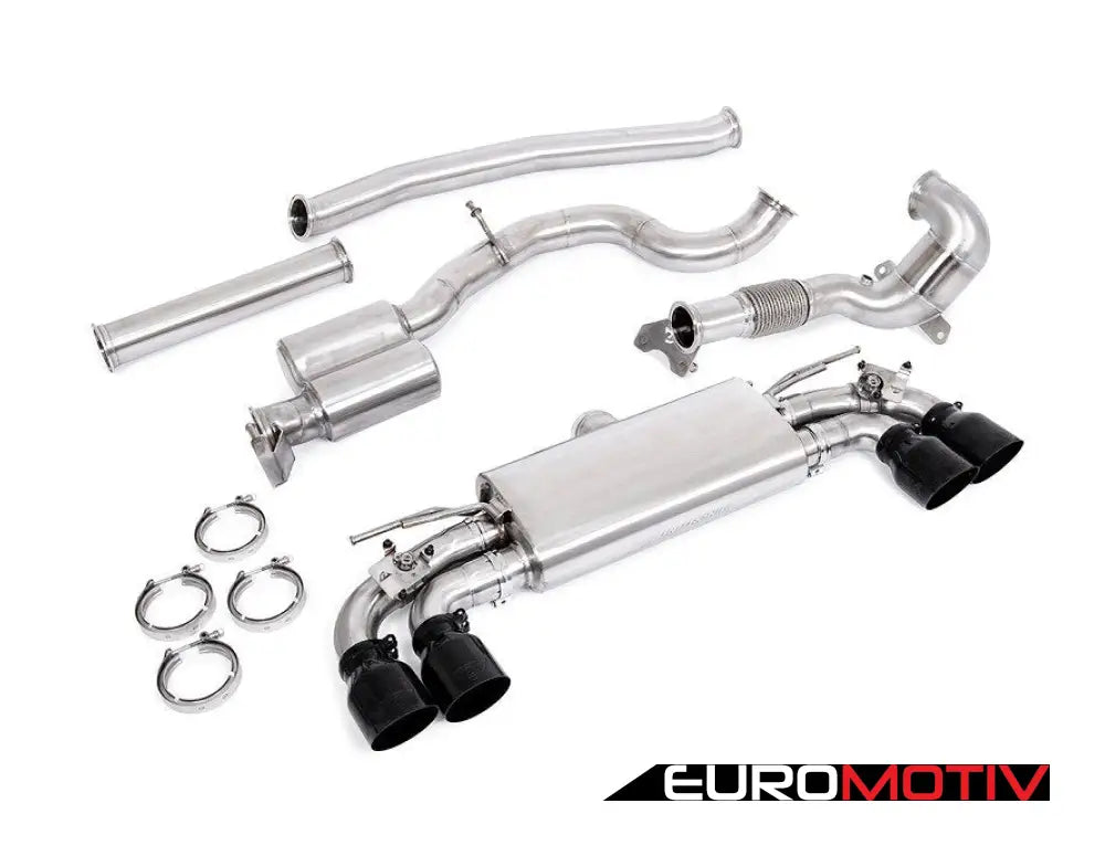 Unitronic Performance Turbo-Back For Mk7/Mk7.5 Golf R - Black Tips