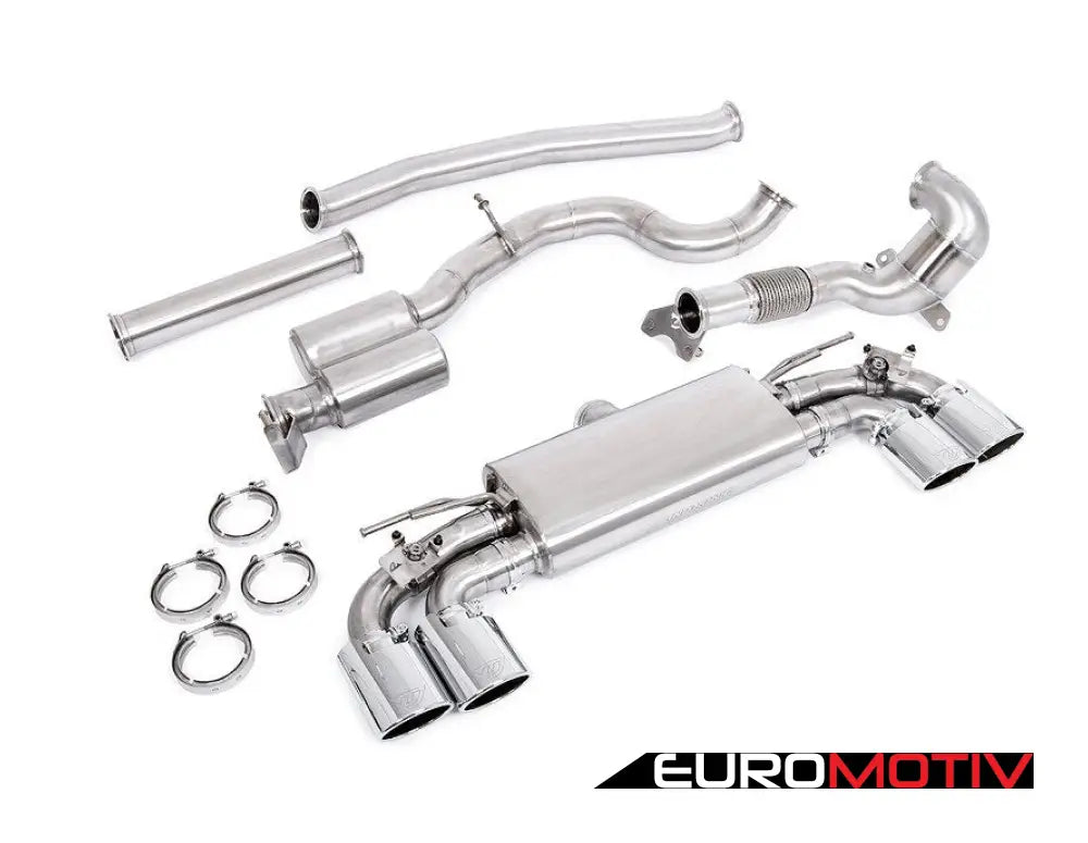 Unitronic Performance Turbo-Back For Mk7/Mk7.5 Golf R - Oval Chrome Tips