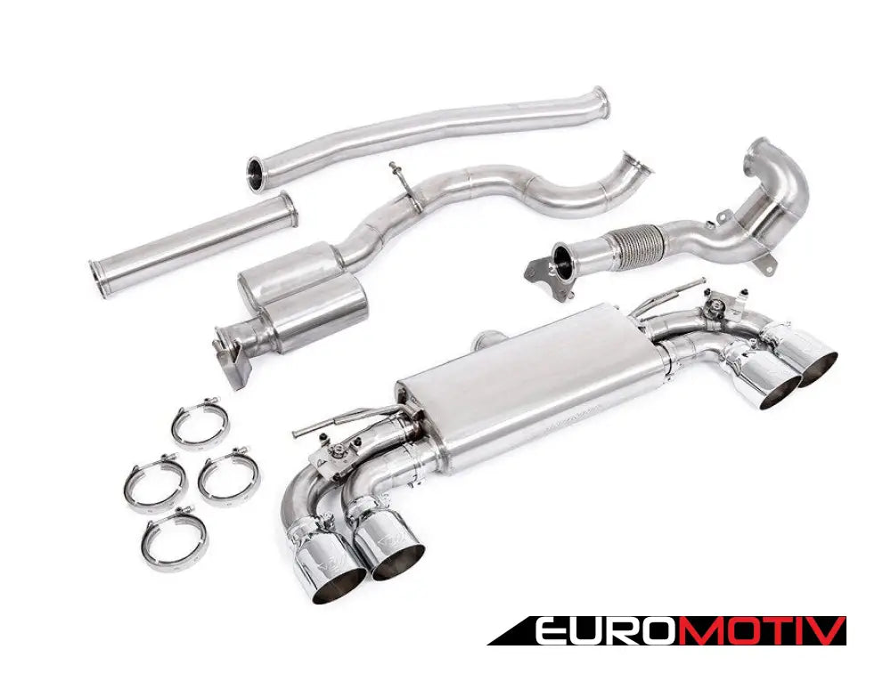 Unitronic Performance Turbo-Back For Mk7/Mk7.5 Golf R - Round Chrome Tips