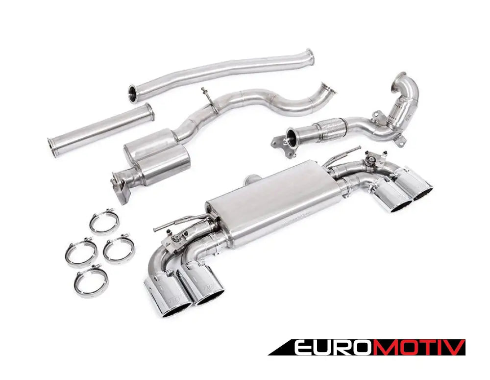 Unitronic Turbo-Back Exhaust System - Oval Chrome Tips