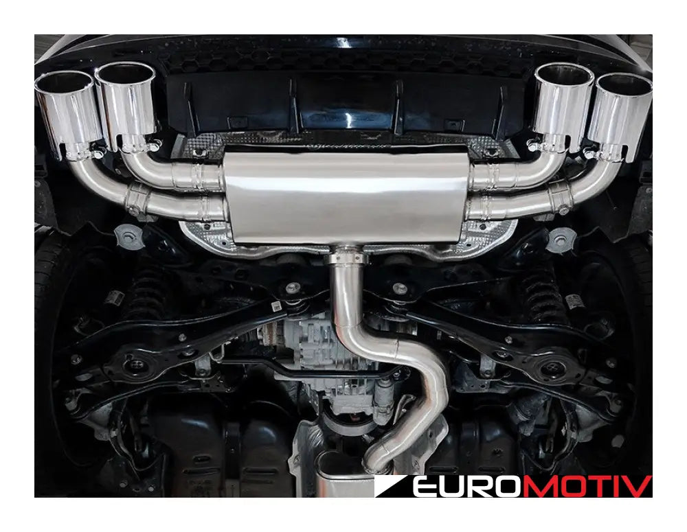 Unitronic Turbo-Back Exhaust System - Oval Chrome Tips