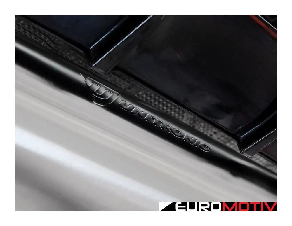 Unitronic Turbo-Back Exhaust System - Oval Chrome Tips