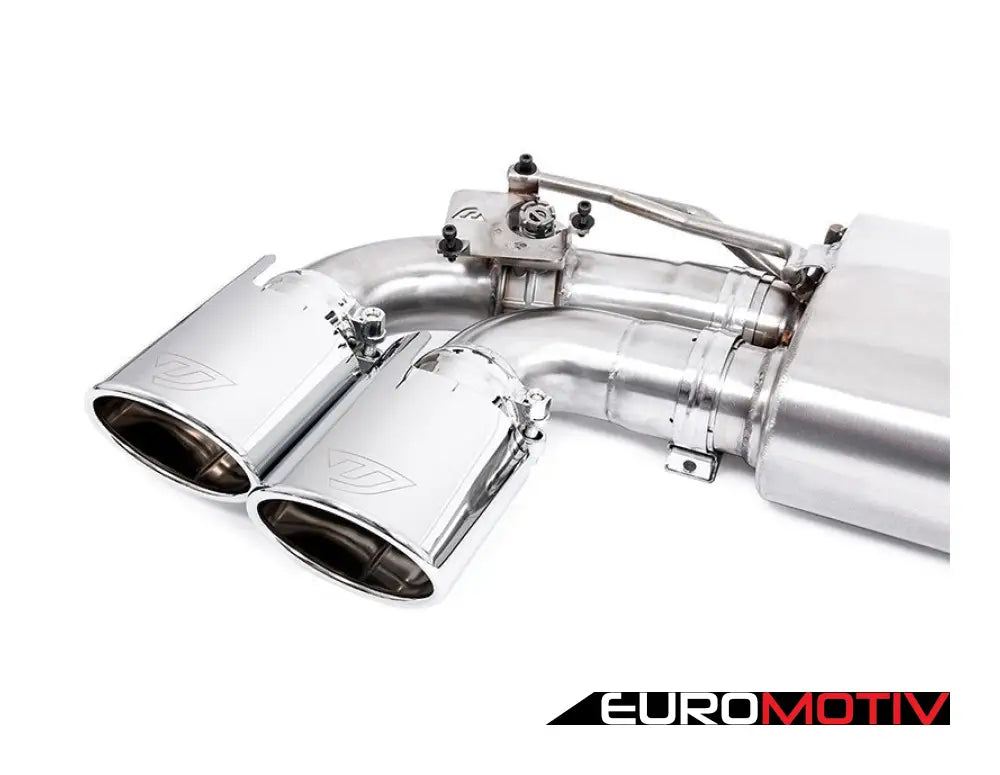 Unitronic Turbo-Back Exhaust System - Oval Chrome Tips