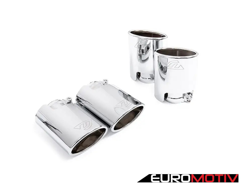 Unitronic Turbo-Back Exhaust System - Oval Chrome Tips