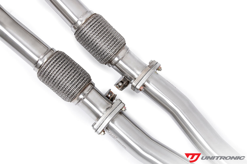 UNITRONIC DOWNPIPE W/ MIDPIPES FOR 2.5TFSI EVO