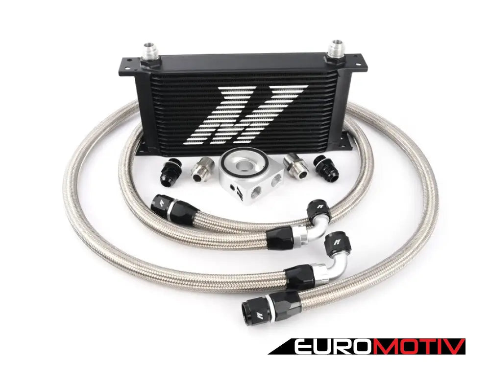 Universal Oil Cooler - 19 Row Black