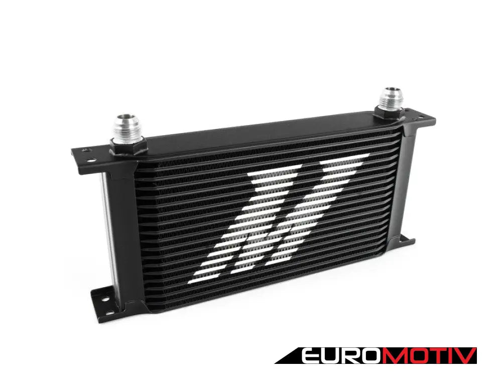 Universal Oil Cooler - 19 Row With Thermostat Black