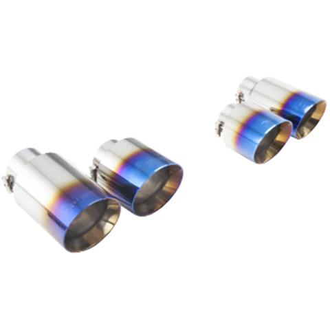 XForce Stainless Steel Exhaust Tips | 2013-2021 Audi S3, and 2015-2021 Volkswagen Golf R (ES-VW09-XXXX)