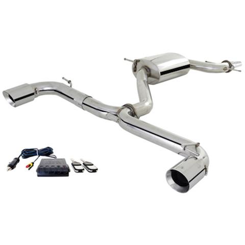 XForce 3" Stainless Cat-Back Exhaust System | 2010-2013 Volkswagen Golf GTI, and 2011-2017 Volkswagen Golf R (ES-VW06-VMK-CBS)