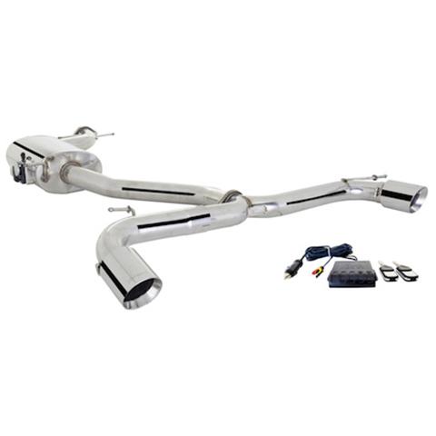 XForce 3" Stainless Cat-Back Exhaust System | 2010-2013 Volkswagen Golf GTI, and 2011-2017 Volkswagen Golf R (ES-VW06-VMK-CBS)