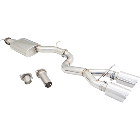 XForce Cat-Back Exhaust System | 2005-2013 VW Golf R (ESVW07CS)