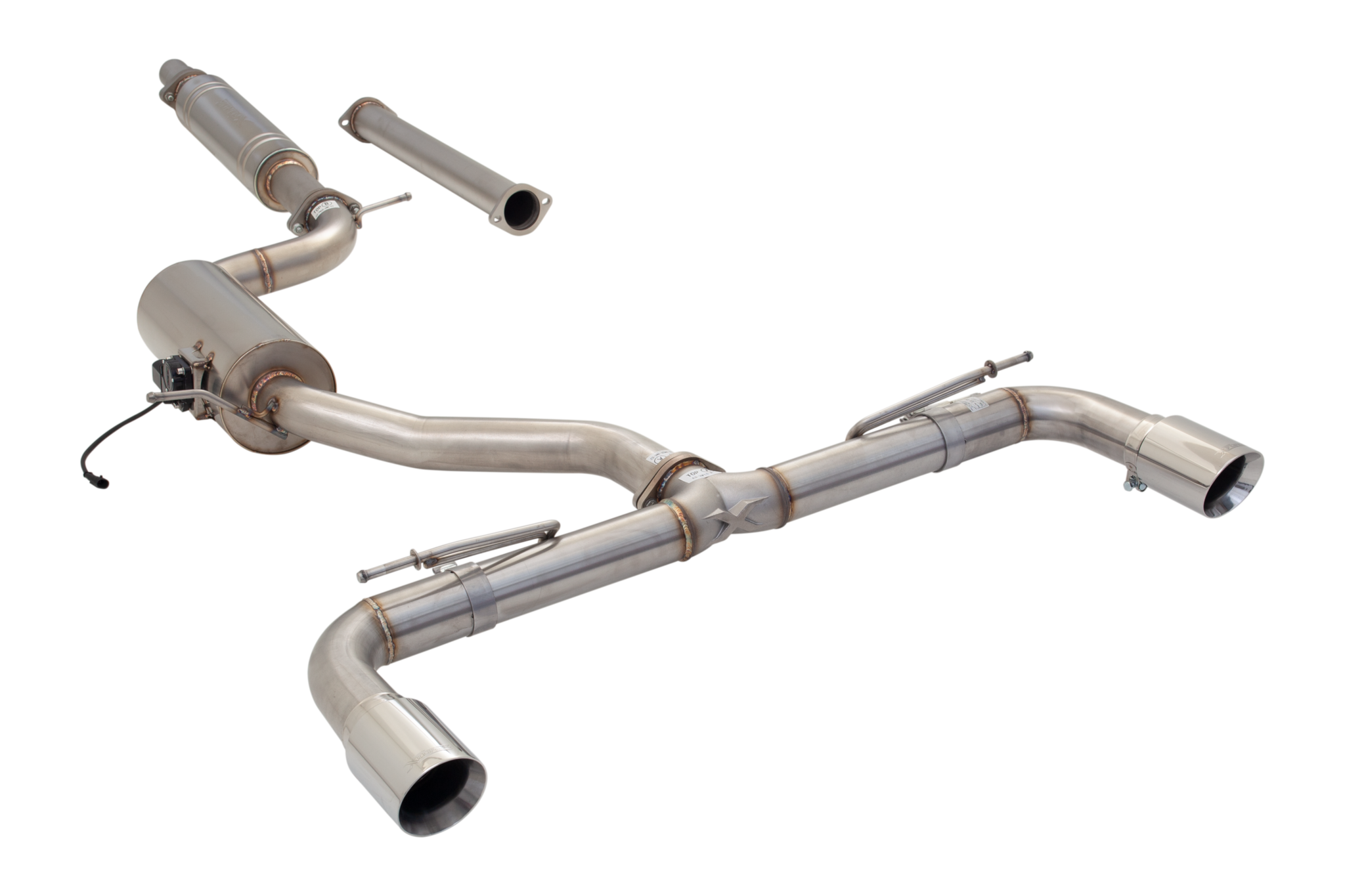 Xforce Catback Exhaust System With Varex Mufflers | 2022 Volkswagen GTI Mk8 (ESVW10VKCS)