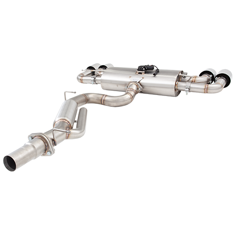 XForce Varex Valved Cat Back Exhaust System | 2022+ VW MK8 Golf R (ESVW13VKCS)