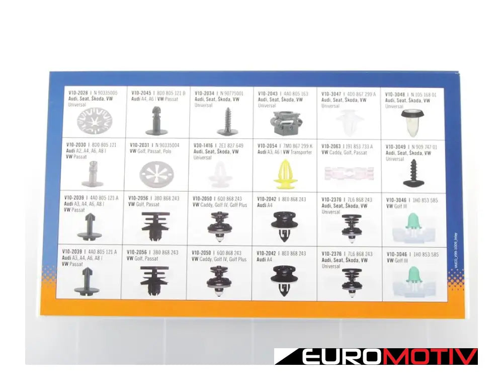 Vw/Audi 18-Piece Fastener Assortment Kit