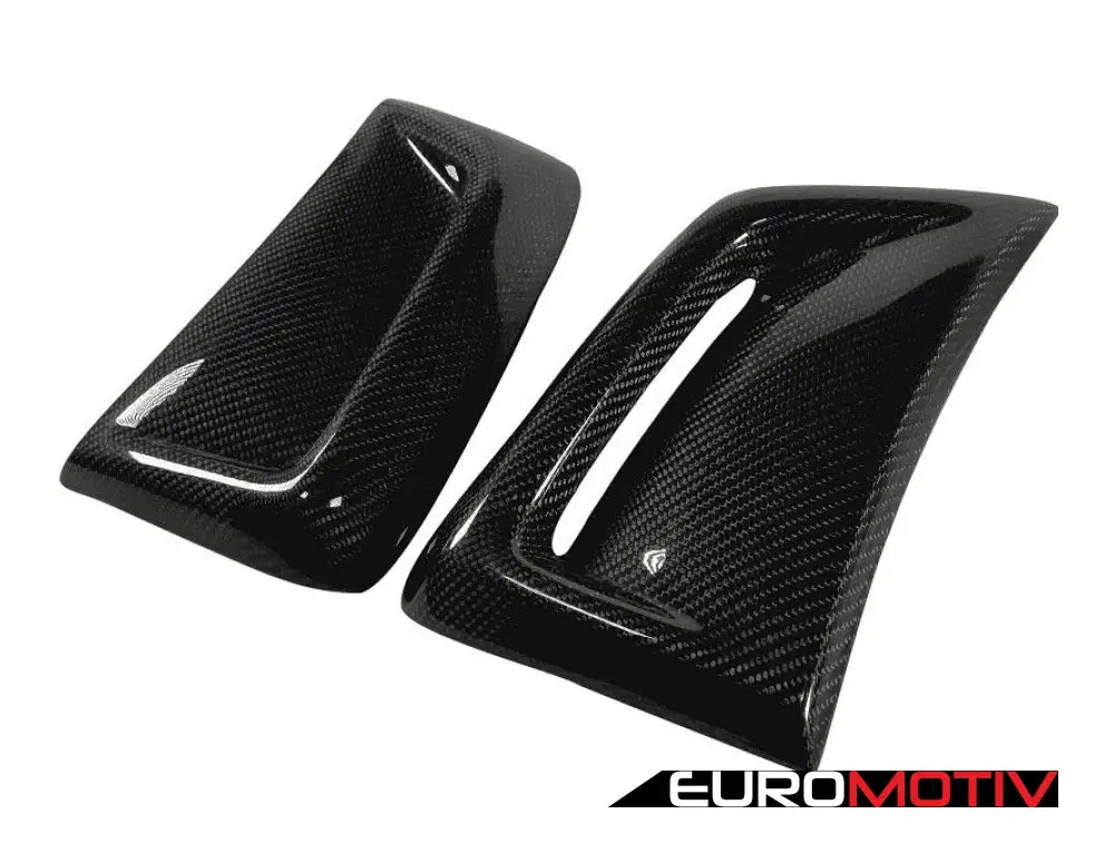 W204 C63 Carbon Fiber Front Bumper Side Fins