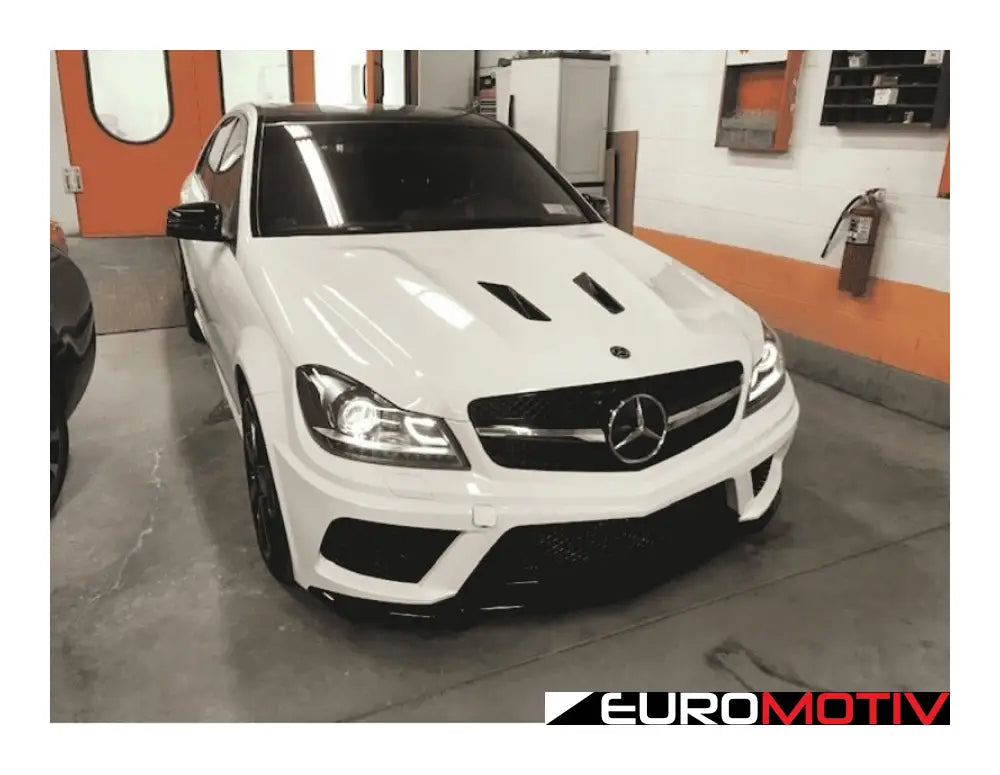 W204 Facelift Black Series Designed Aluminum Hood