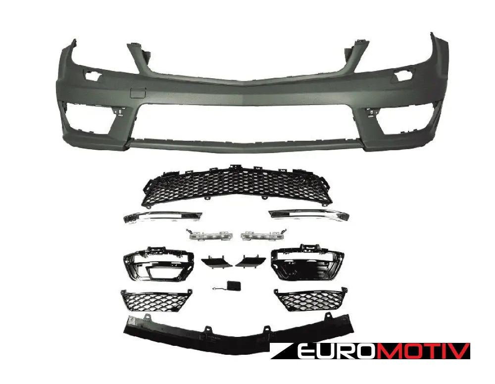 W204 Facelift C63 Designed Front Bumper Conversion Kit