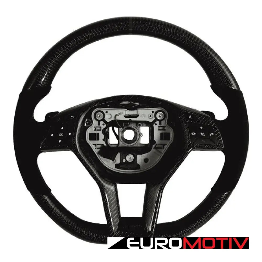 W204 Facelift Carbon Fiber Steering Wheel