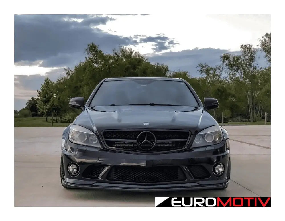 W204 Preface C63 Ak Designed Carbon Fiber Front Lip