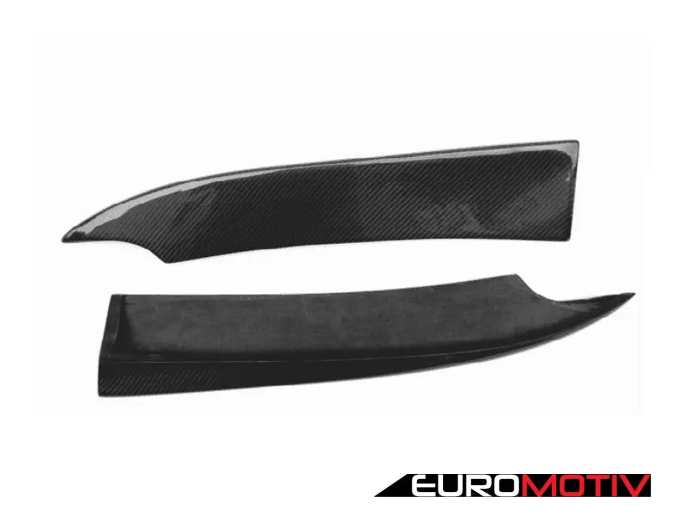 W204 Rear Bumper Carbon Fiber Splitters