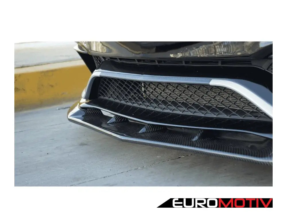 W205 C63 Preface Sedan Carbon Fiber Front Lip