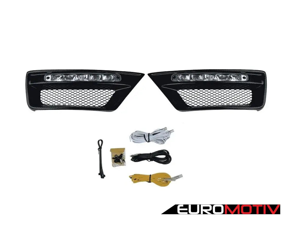 W211 E63 Carbon Fiber Led Daytime Running Lights