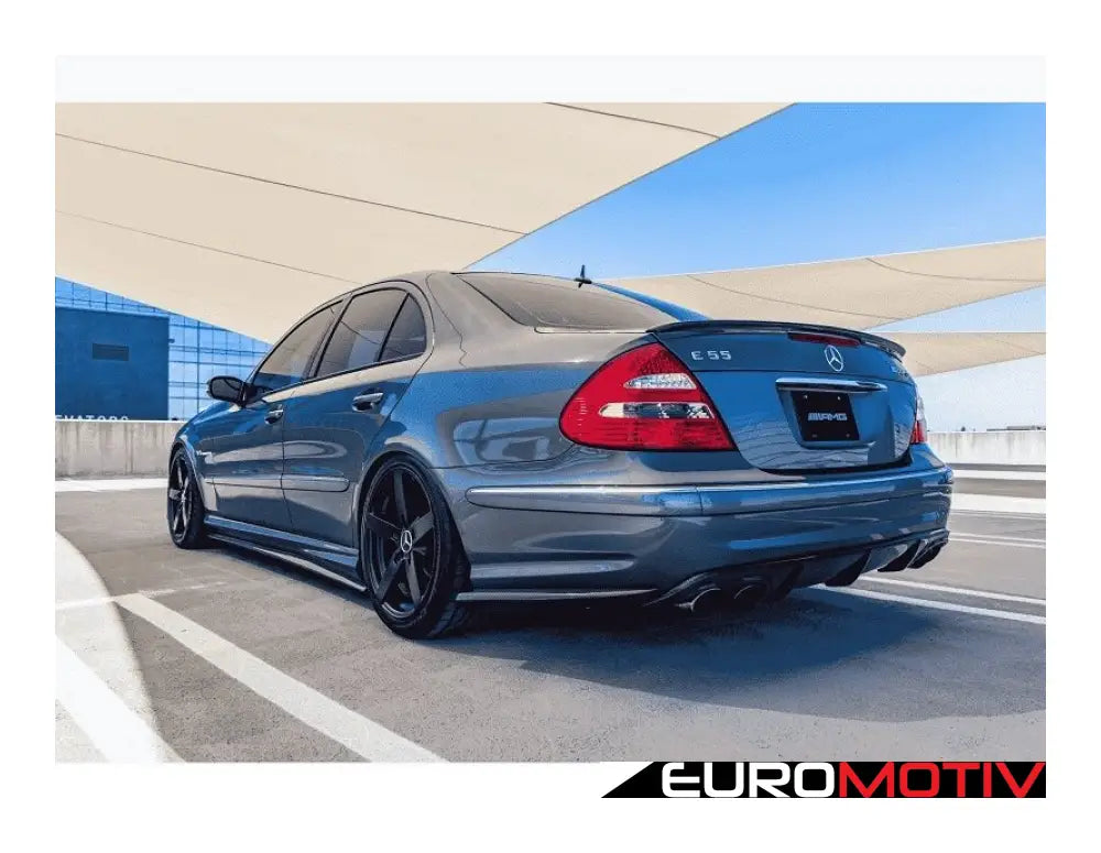 W211 Oem Design Carbon Fiber Trunk Spoiler