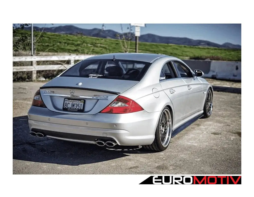 W219 Carbon Fiber Side Skirt Extensions