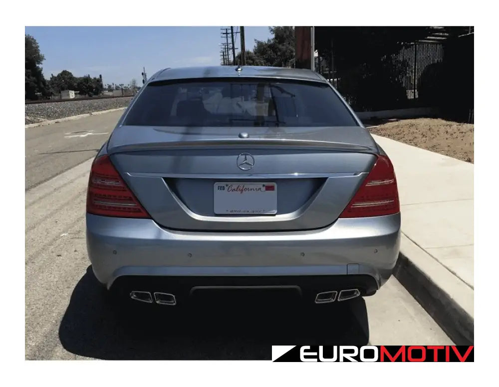 W221 S63 Oe Designed Rear Bumper Conversion Kit - With Parking Sensor Holes