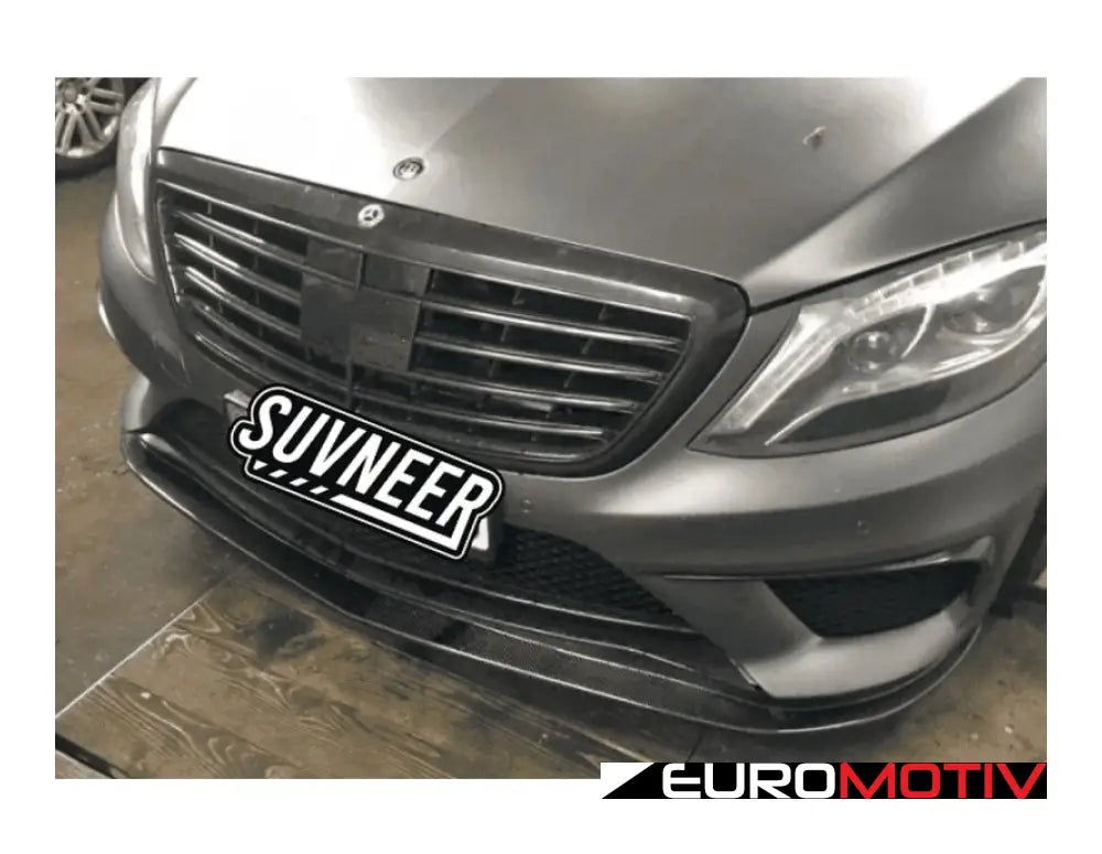 W222 S63 Carbon Fiber Front Lip