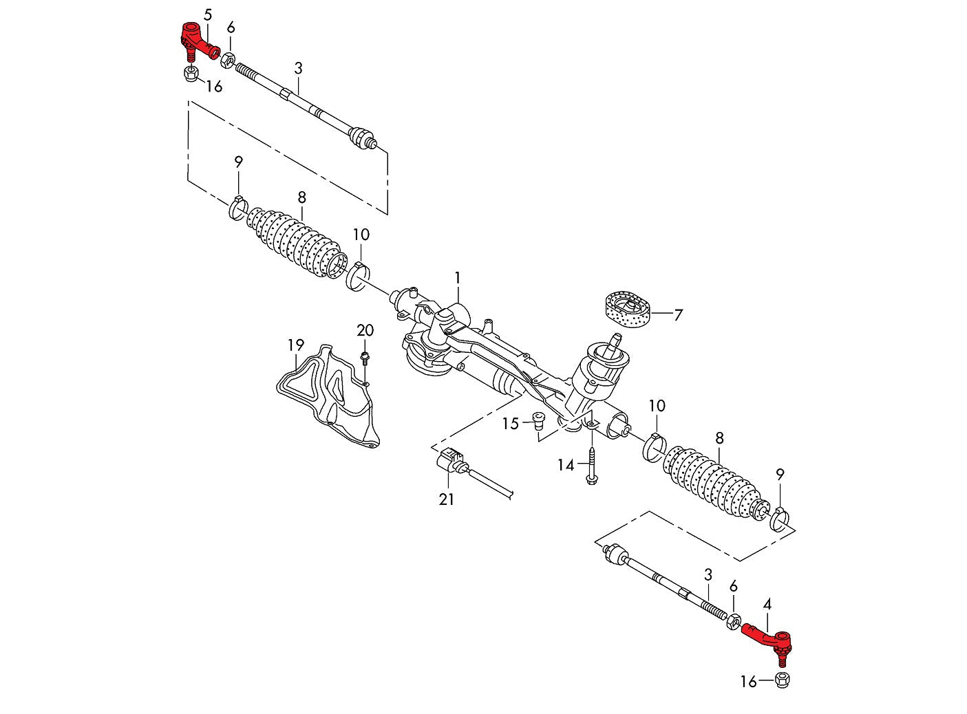 Bump Steer Adjustable Front Tie Rod Ends – PQ35 and MQB