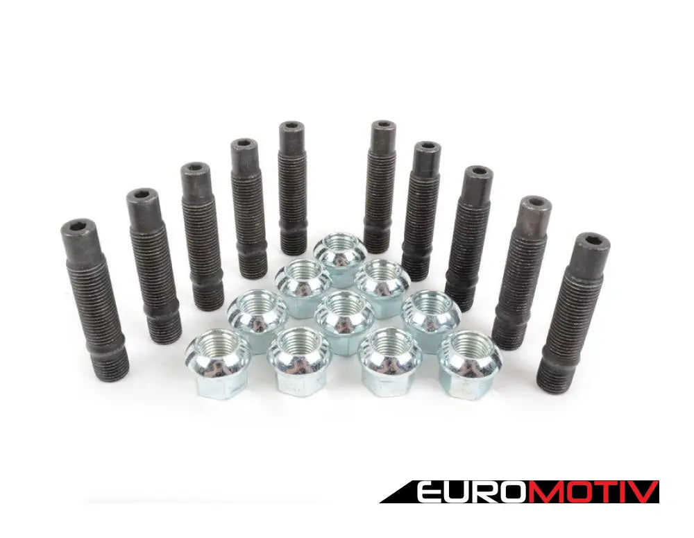 Wheel Spacer & Stud Conversion Kit - Pair (For Two Wheels)