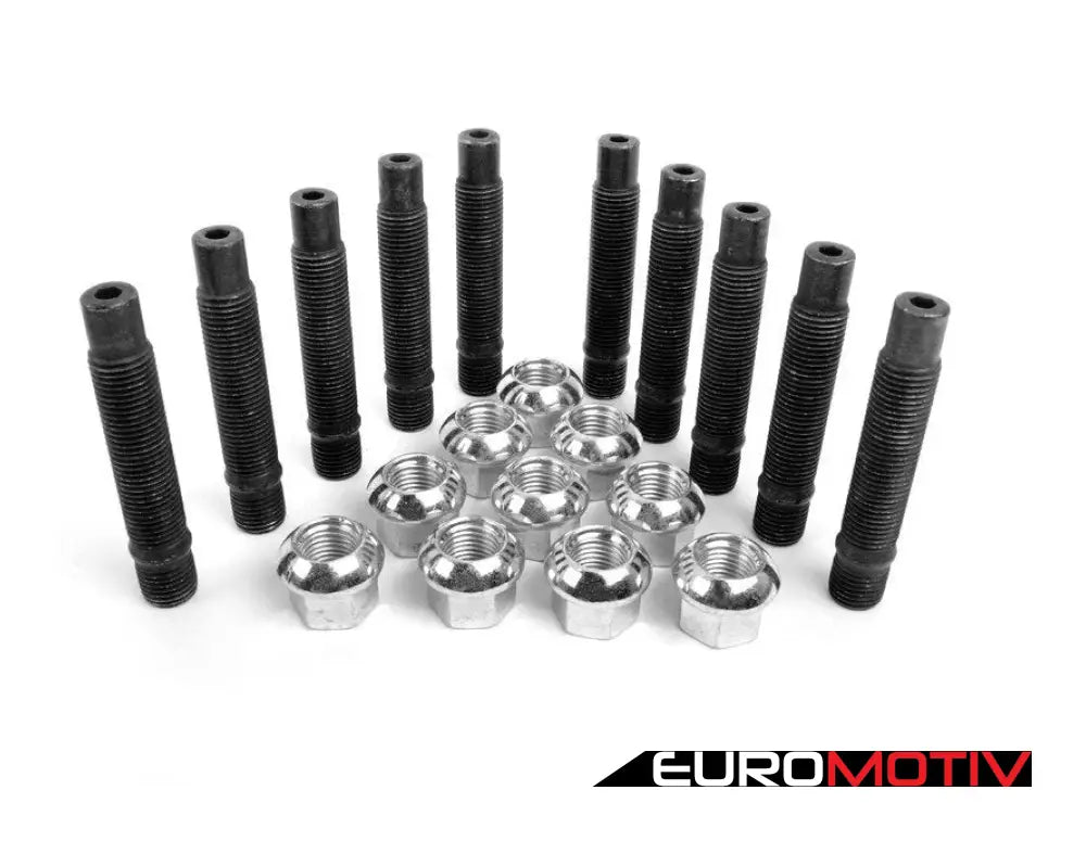 Wheel Spacer & Stud Conversion Kit - Pair (For Two Wheels)