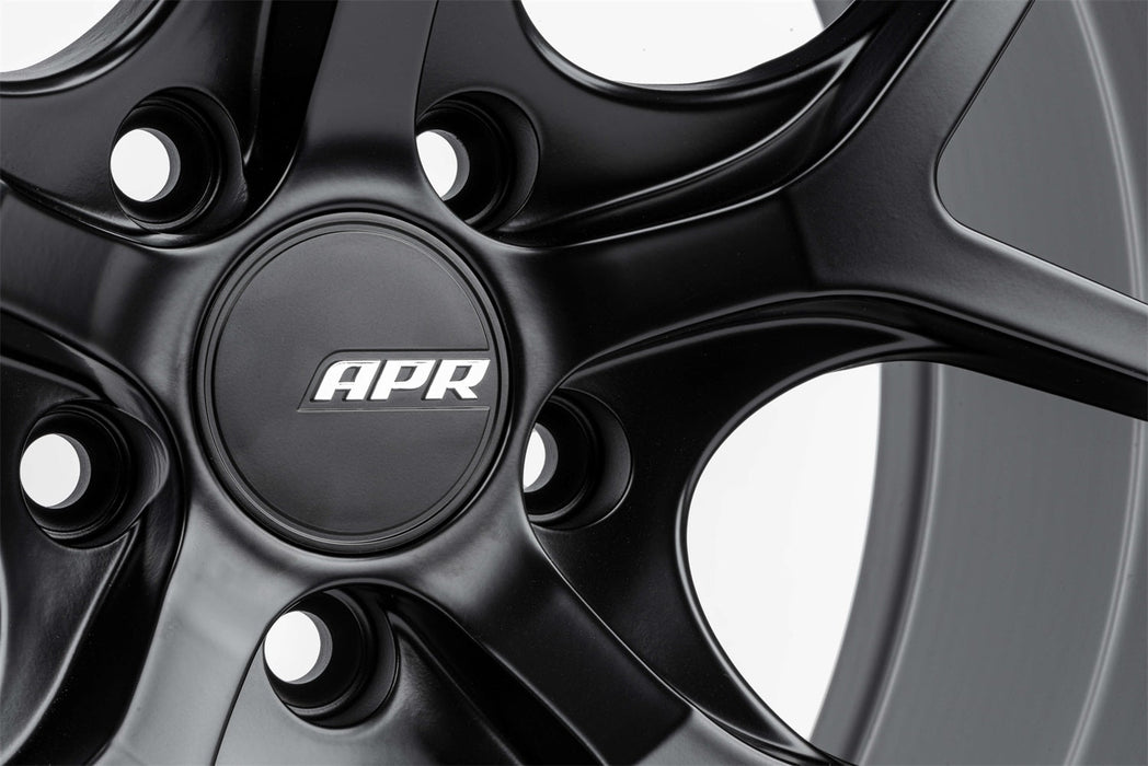 APR Flow Formed Wheels; 18 x 8.5 in. ET45; 18.5 lbs.; Satin Black; - WHL00017