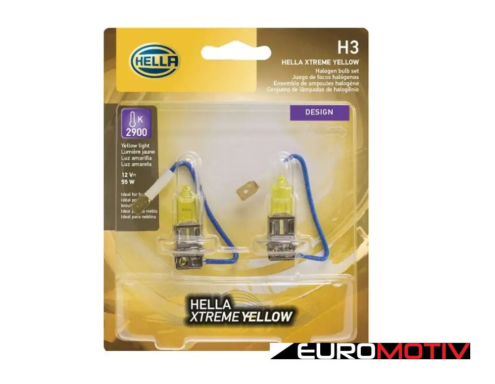 Xtreme Yellow H3 Bulb (55W/12V) - Pair