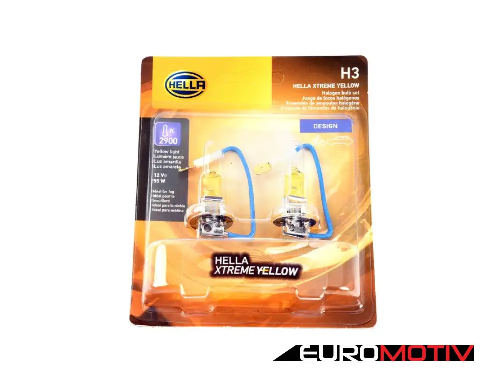 Xtreme Yellow H3 Bulb (55W/12V) - Pair