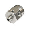 034 Motorsport Fuel Pressure Regulator Housing Adapter - Remote Mount - Billet Aluminum