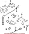VW Knock Sensor (340mm) (Brown) 037905377A