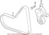 Genuine VW/Audi VW Serpentine Belt Tensioner 038903315AN