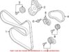 VW Accessory Drive Belt (6PK 1698) 03C260849A