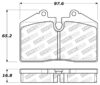 StopTech Performance ST-40 4 Piston Front Caliper Brake Pads
