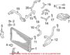 Genuine VW/Audi VW Engine Coolant Hose (Oil Cooler to Feed Pipe) 06B121058S