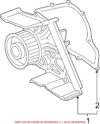 Genuine VW/Audi Engine Water Pump (Rebuilt) 06C121004HX