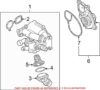 VW Engine Coolant Thermostat Housing 06K121121E