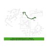 Genuine VW/Audi HVAC Heater Hose 06L121081K