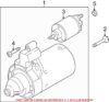 Genuine VW/Audi Starter Motor 06L911021X
