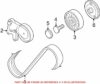 Genuine VW/Audi Accessory Drive Belt Idler Pulley 079903341D