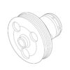 VW Engine Water Pump 07K121011BX