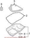 Genuine VW/Audi Transmission Filter Gasket 09L325443
